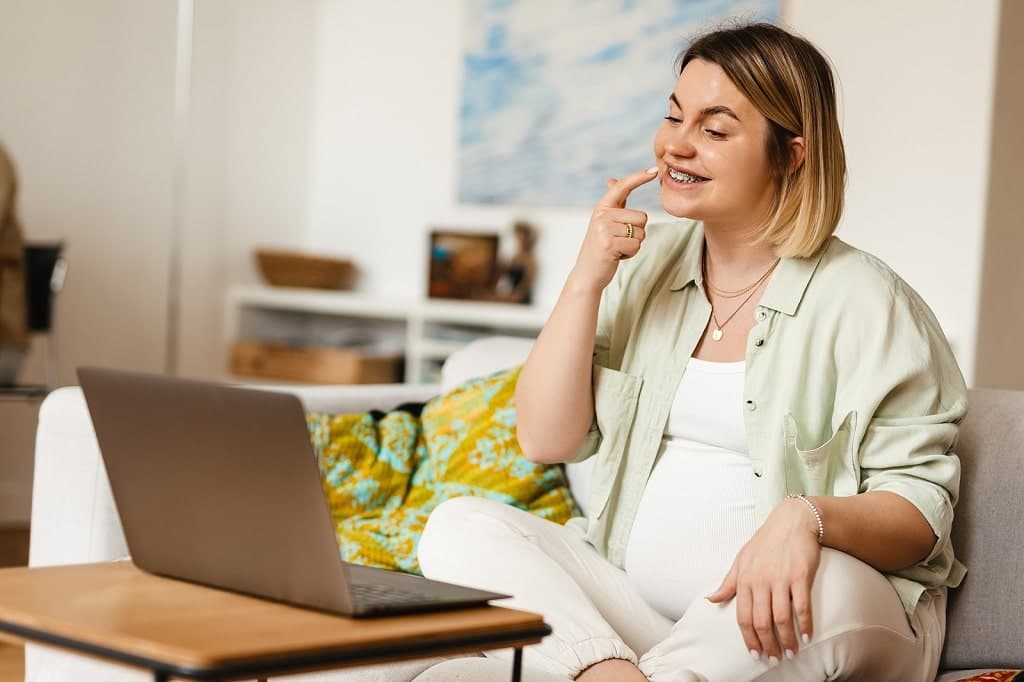 What happens if you get pregnant while having braces?