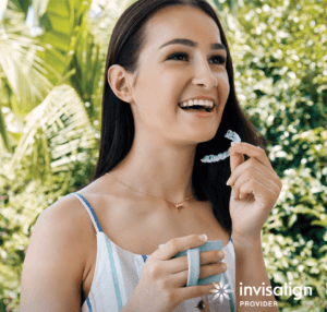 Invisalign patient smiling